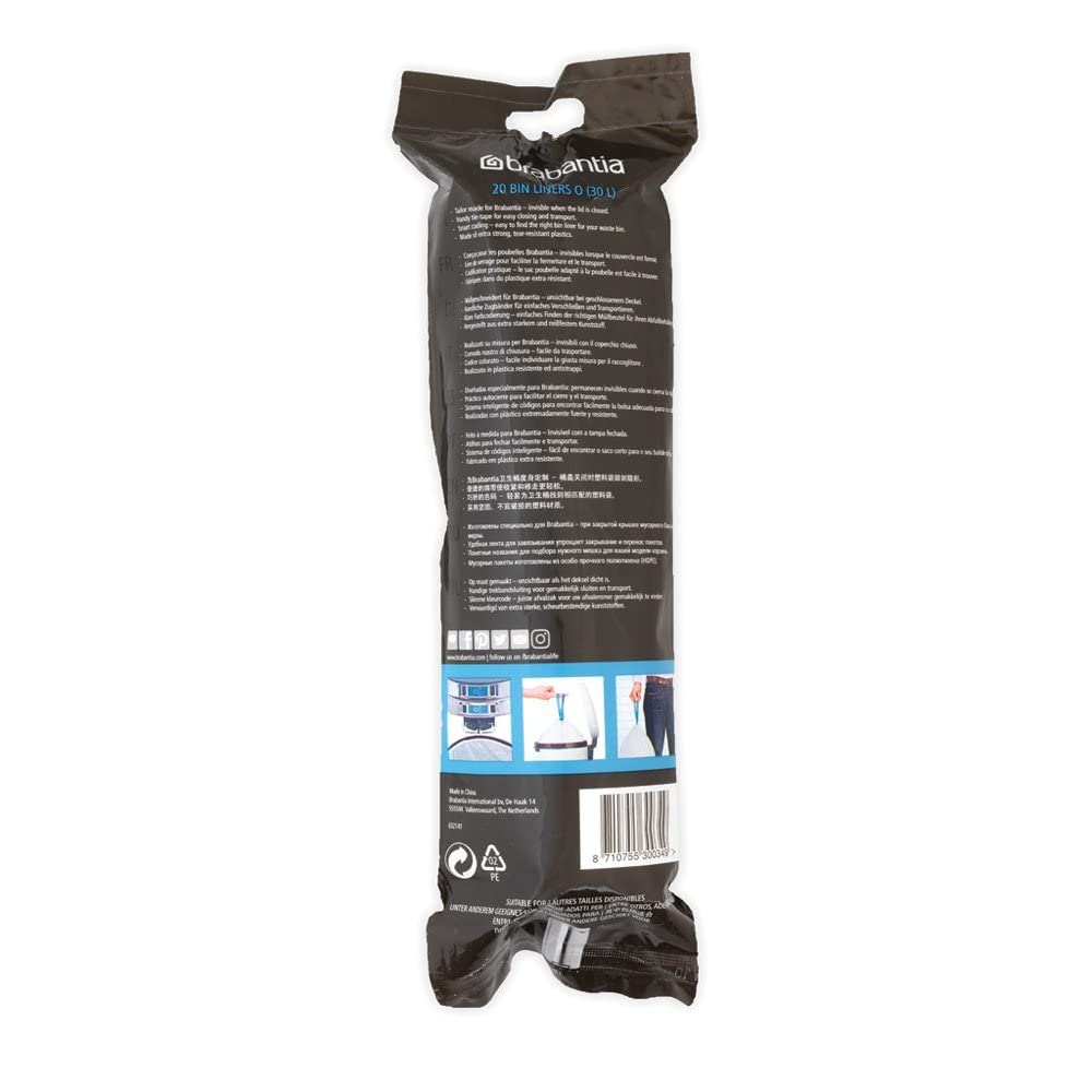 Brabantia Müllbeutel 30 Liter (O) (60 Stuck).