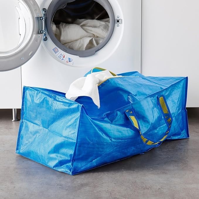 IKEA 901.491.48 Frakta Aufbewahrungstasche, blau, 4 Stück