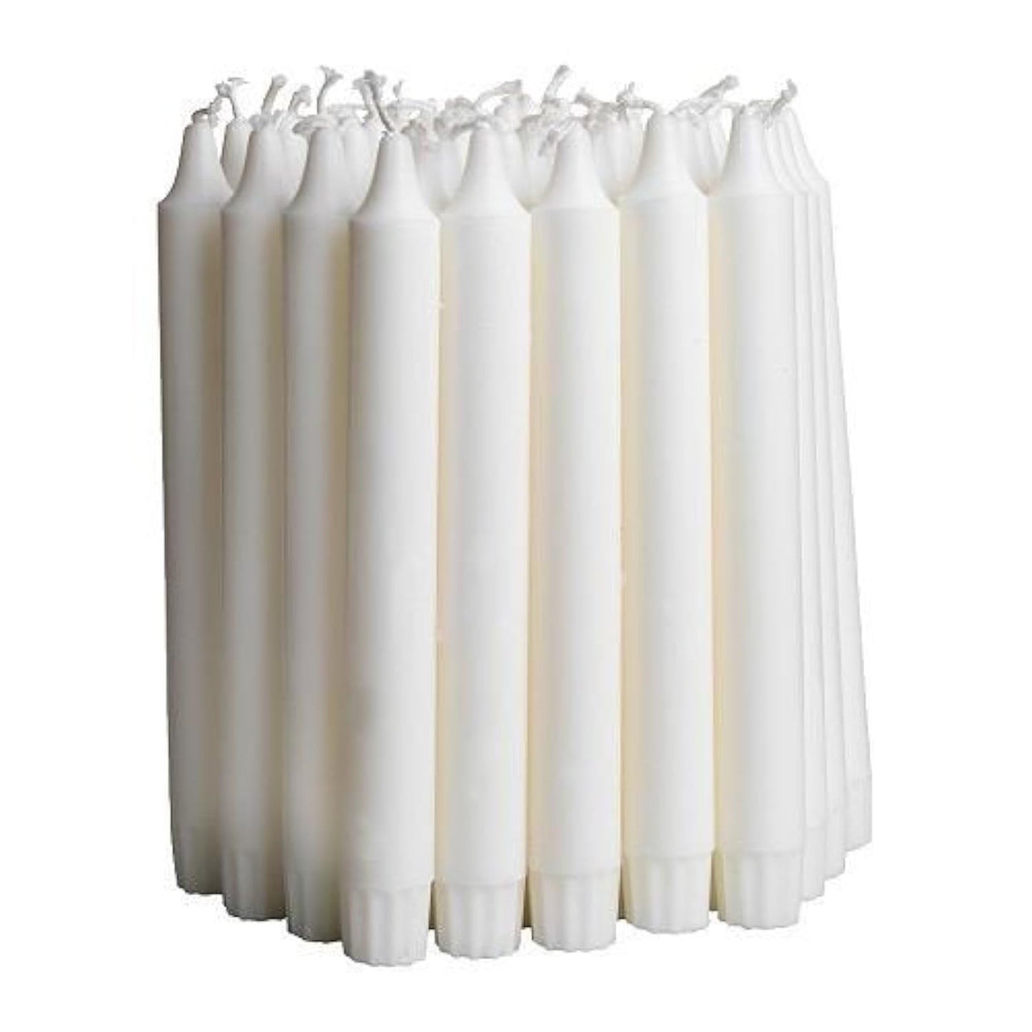 IKEA JUBLA 50 Stück Tafelkerzen Lüsterkerzen duftneutral weiß, Unparfümiert