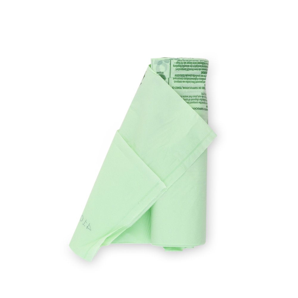 Brabantia Kompostierbare Müllbeutel, 10L / 12L - Größe C, 10 Beutel, Grün