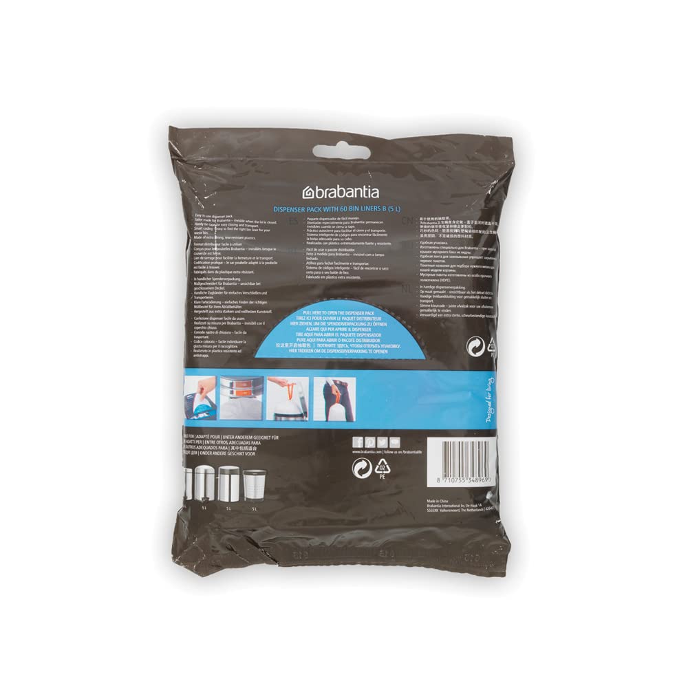 Brabantia Müllbeutel (5 Liter (B) (180 Stuck))
