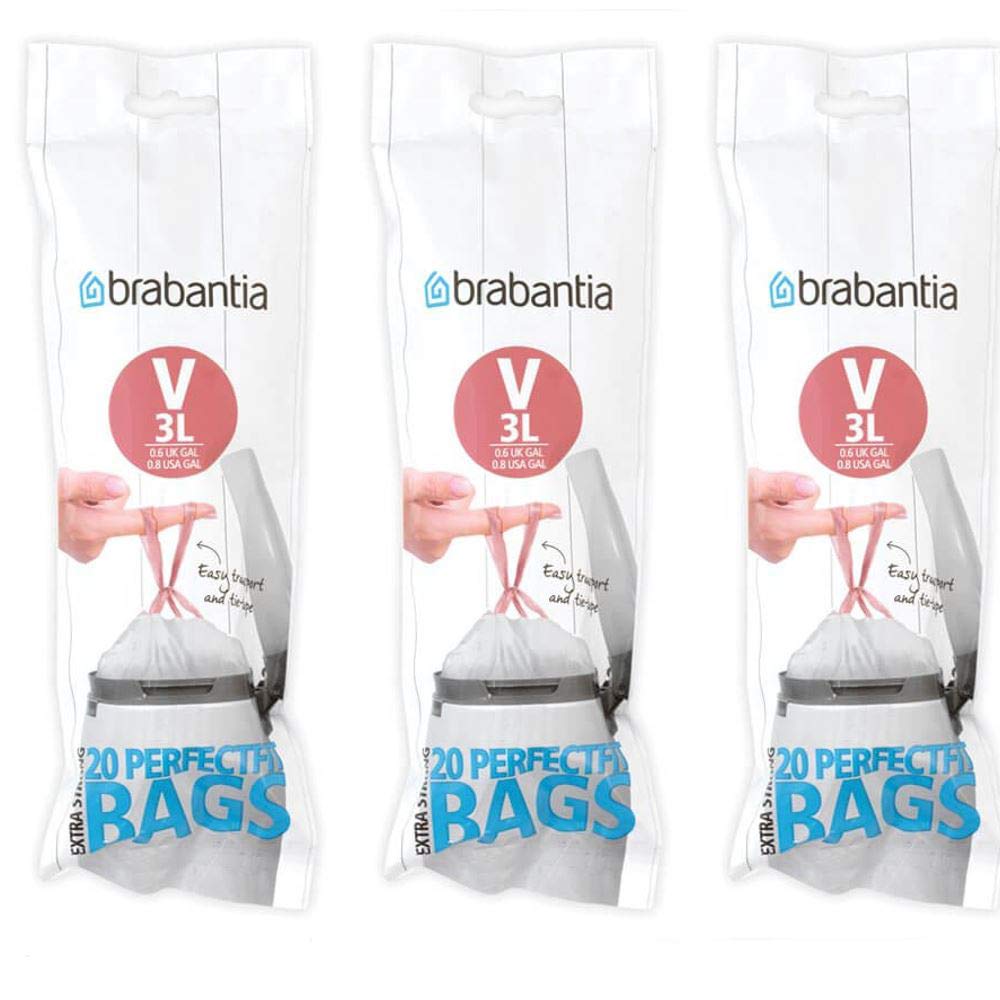 Brabantia Müllbeutel 3 Liter (V) (60 Stuck)