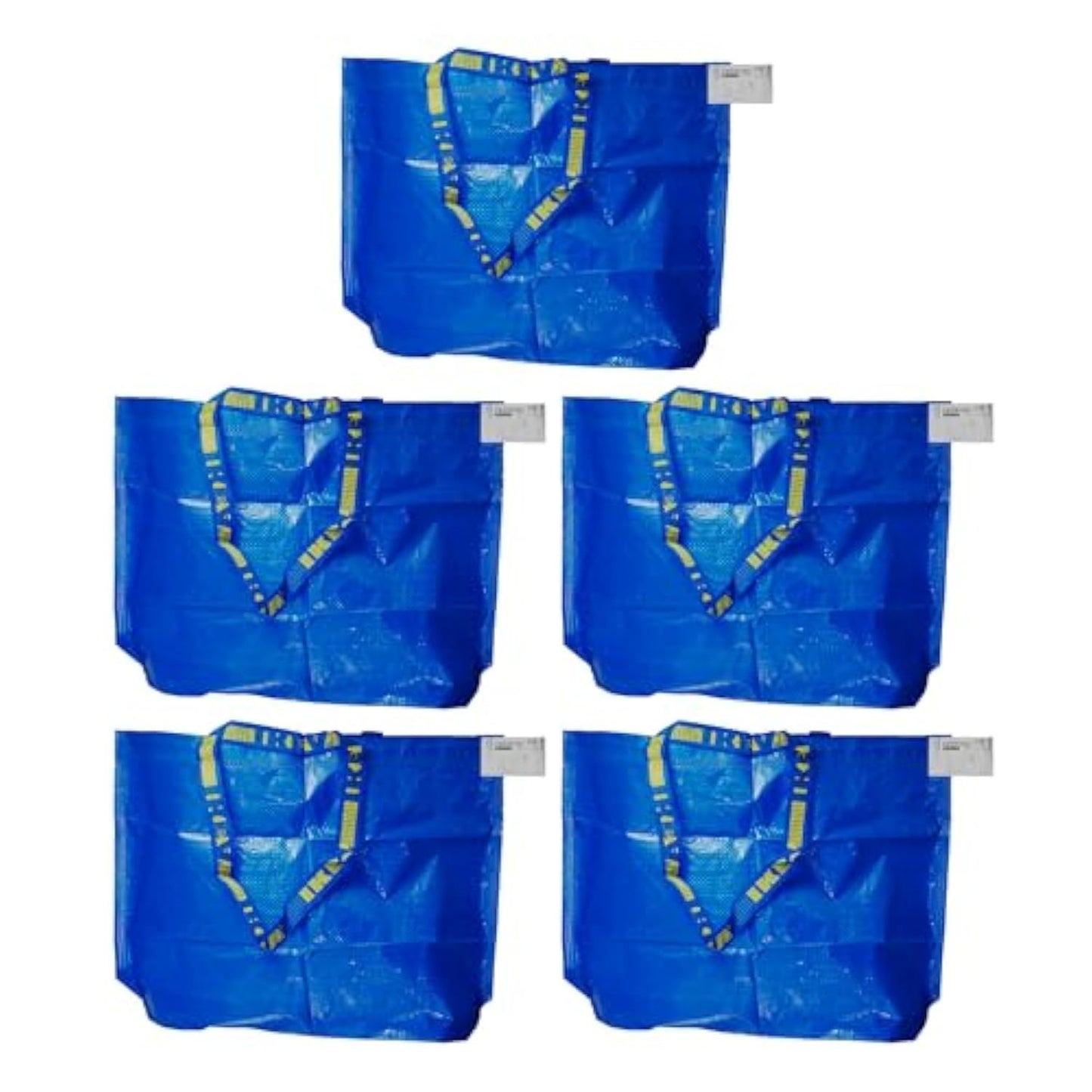 Ikea 5 x Frakta Blue Medium Shopping, Wäschesack, 5 Stück
