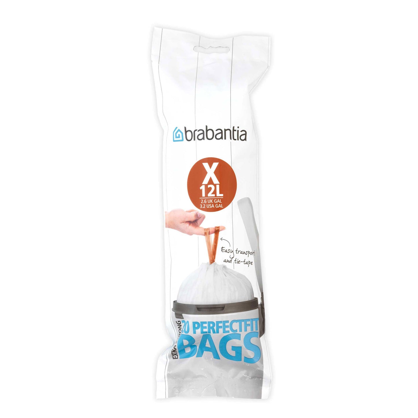 Brabantia PerfectFit Müllbeutel, Weiß