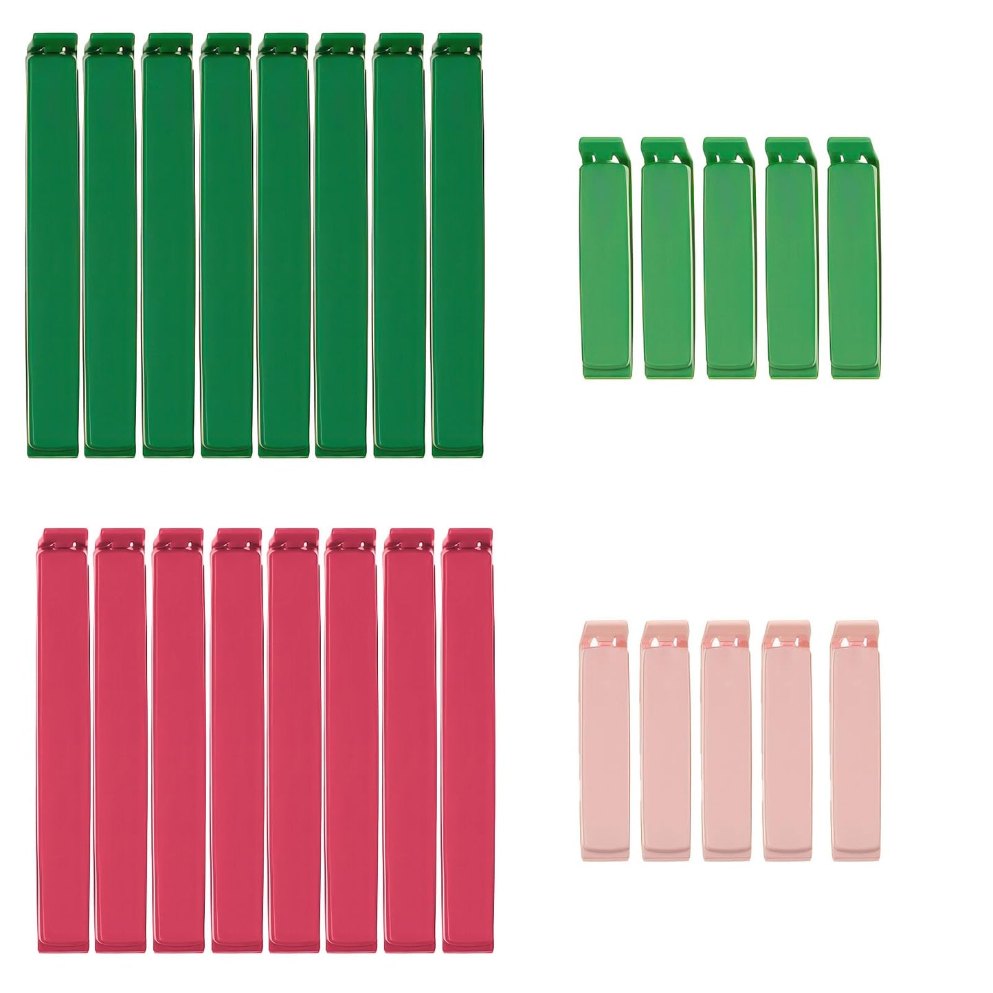 IKEA BEVARA Verschlussklemmen 30er Set Klemmen Verschluss, 06 x 12 x 3 cm