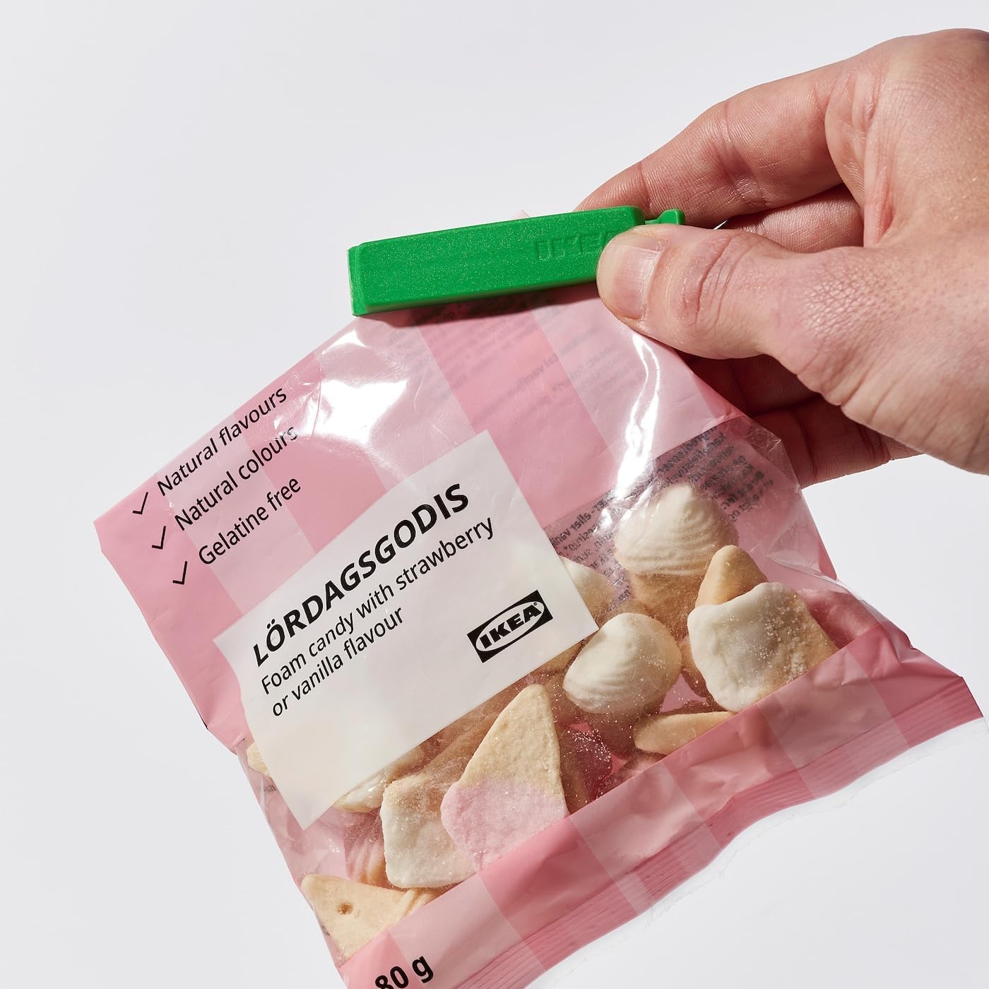 Ikea BEVARA Verschlussclips für Frischhaltebeutel - 26 Stück, wiederverwendbar, lebensmittelecht, luftdichter Verschluss - ideal für Küche und Haushalt