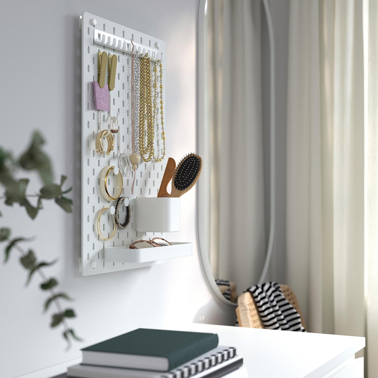 Ikea SKÅDIS Hakenleiste weiß