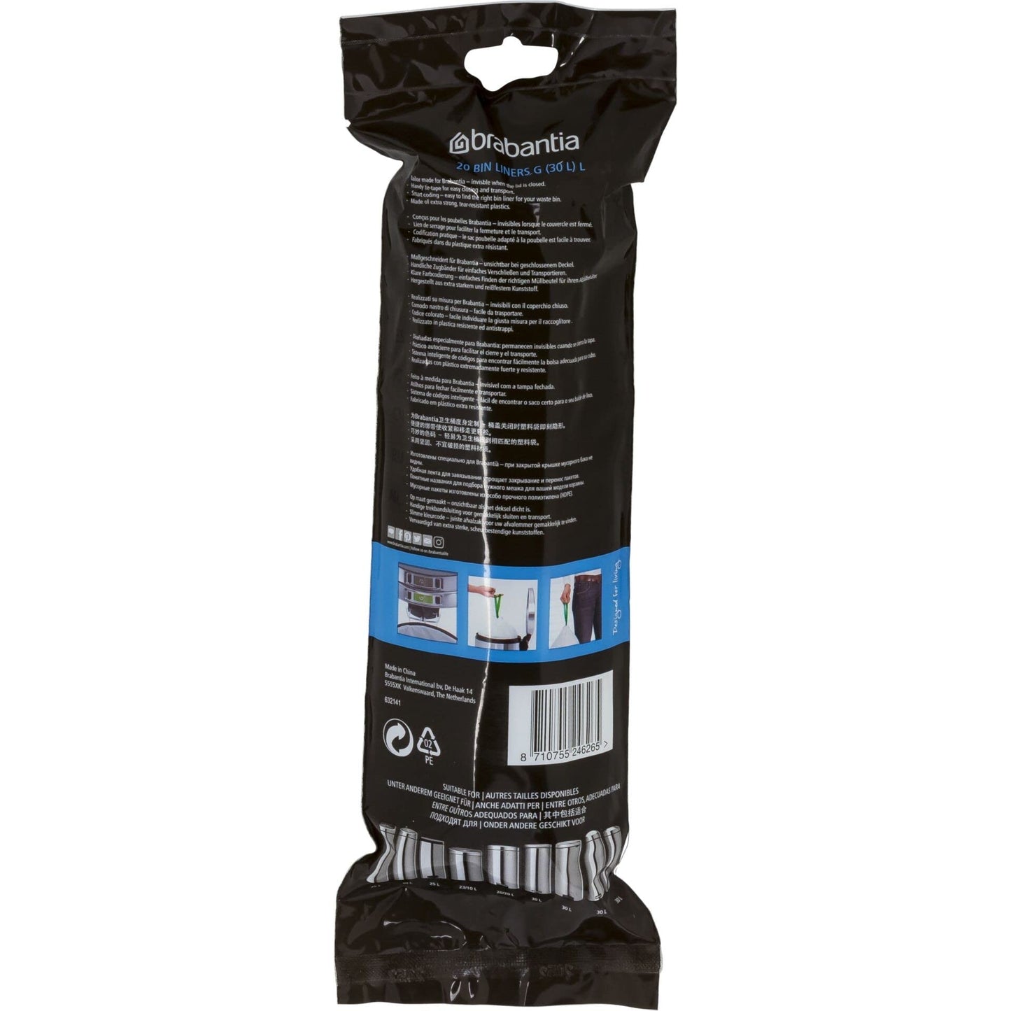 Brabantia Müllbeutel G, 23-30 L, 20 Stück