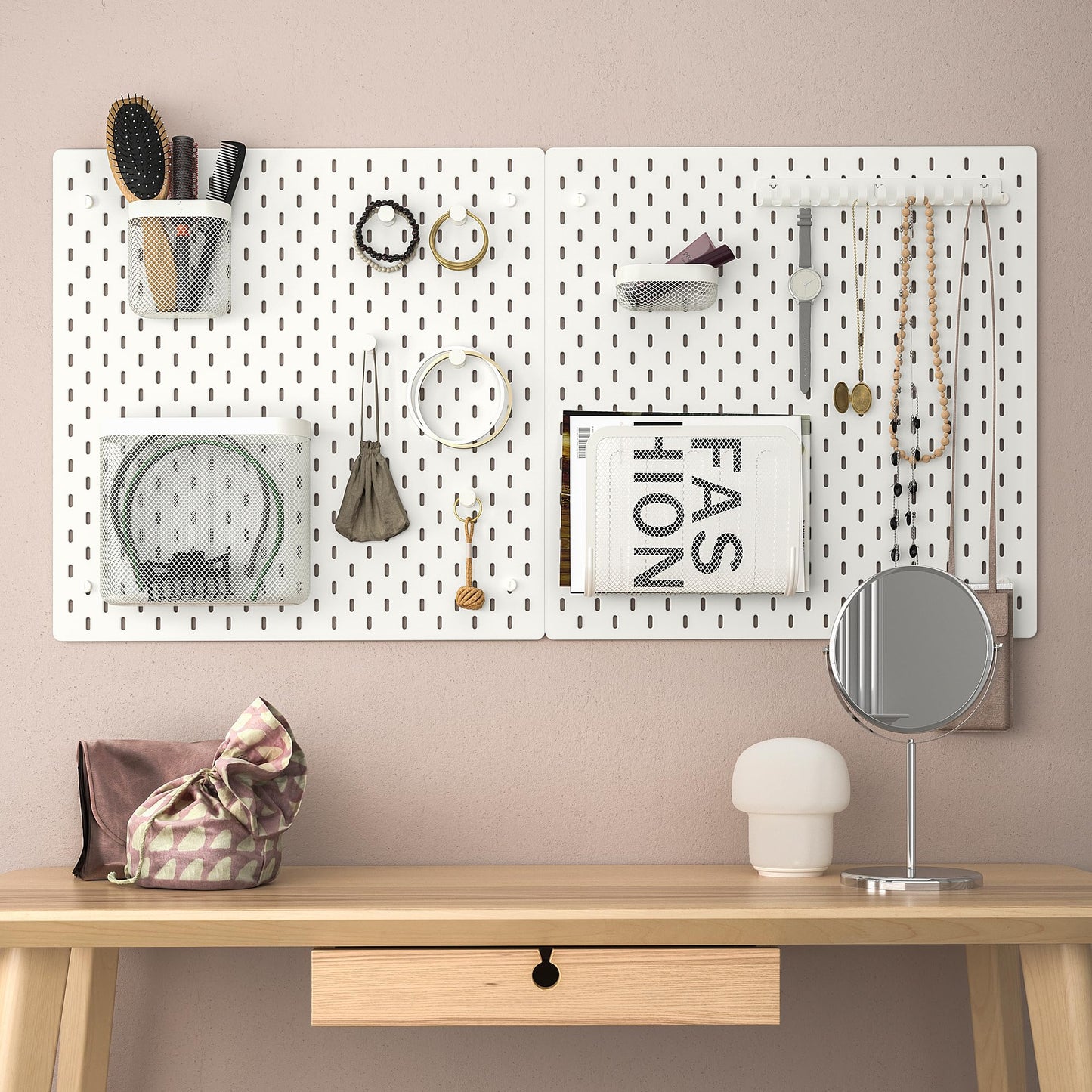 Ikea SKÅDIS Hakenleiste weiß