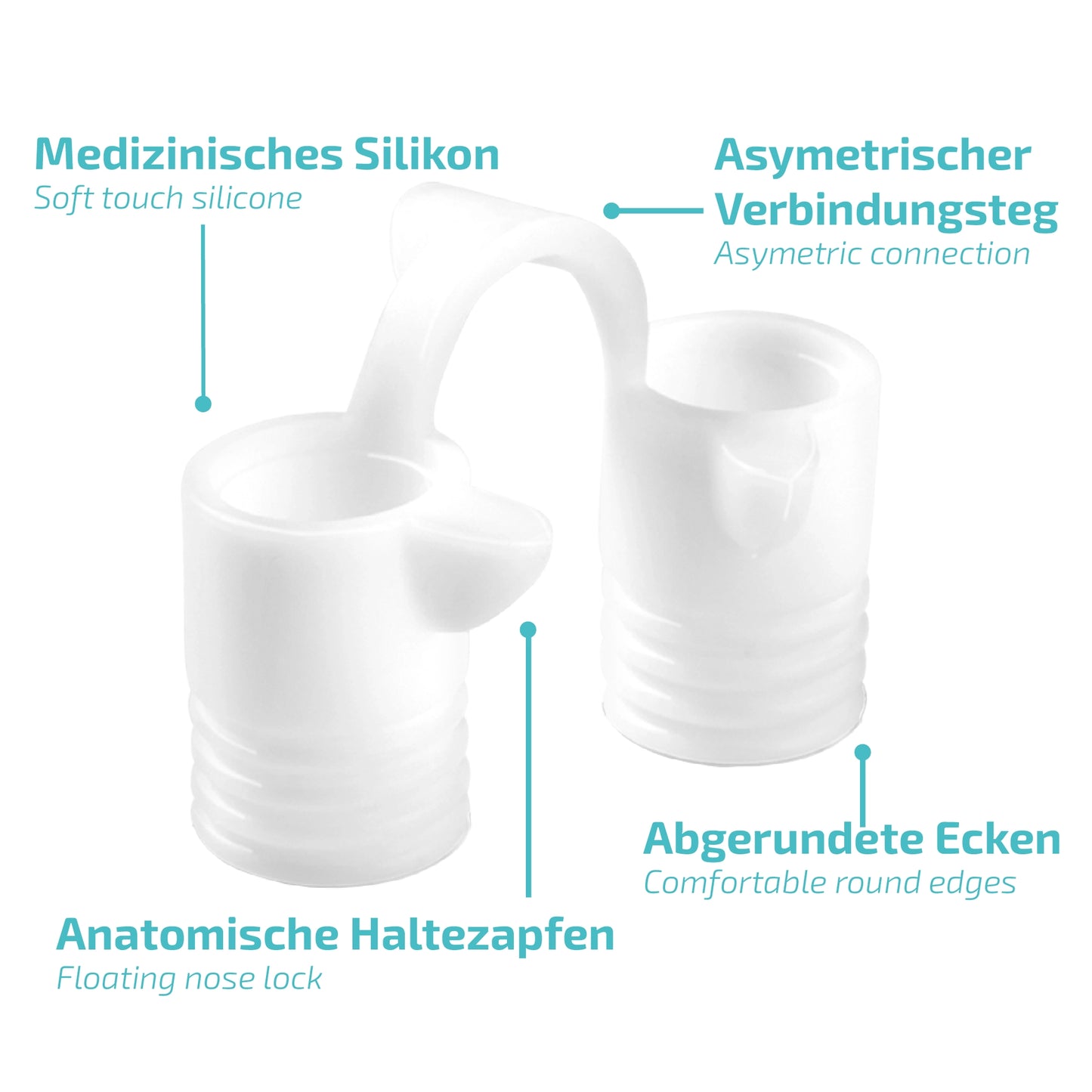 Nasivent Sport (2x XS) Snow White - Nasendilatator für bessere Atmung beim Training & Sport
