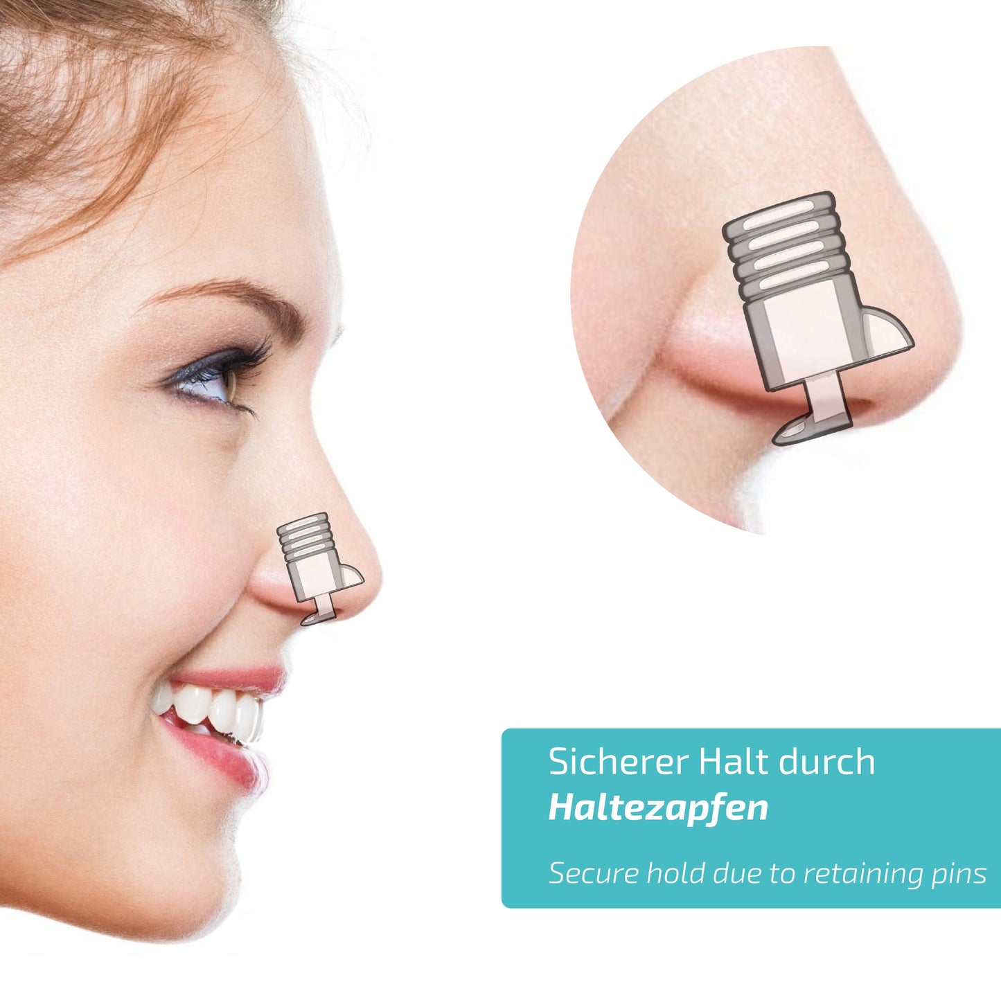 Nasivent Sport (2x XS) Snow White - Nasendilatator für bessere Atmung beim Training & Sport