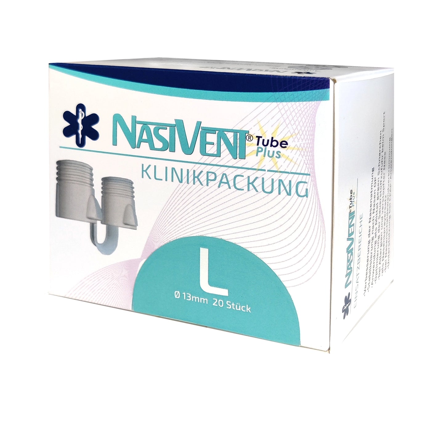 Nasivent Tube Plus – Klinikpackung Größe L (20 Stück)