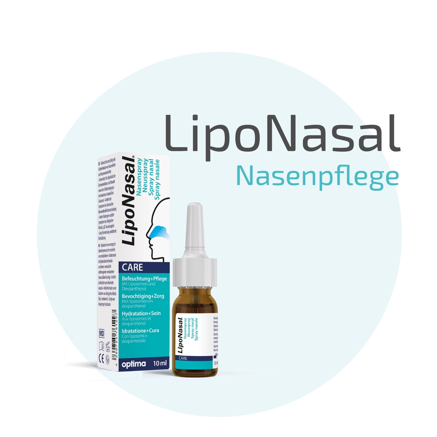 Spray nasal Liponasal 10 ml – Soulagement immédiat du nez sec