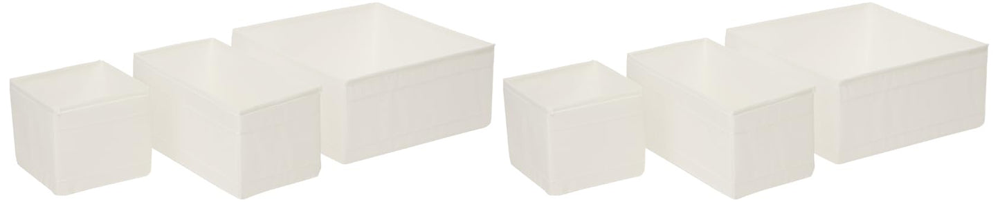 IKEA SKUBB-Box, 6er-Set, weiß