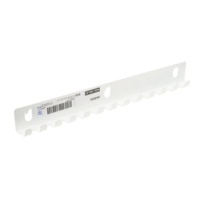 Ikea SKADIS Hakenleisten, passend für Skadis-Stecktafeln, Weiß, Stahl, 28 x 3 x 2 cm, 405.198.87, 2 Stück