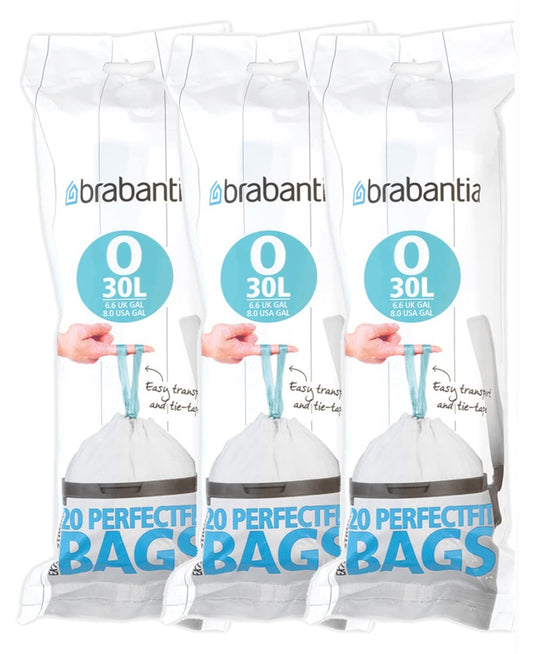 Brabantia Müllbeutel 30 Liter (O) (60 Stuck).