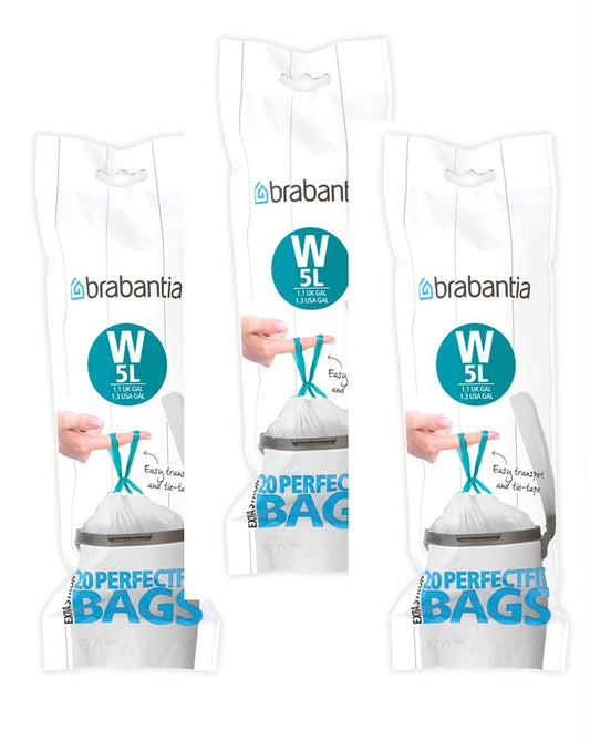 Brabantia Müllbeutel (5 Liter (W) (60 Stuck))