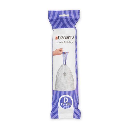 Brabantia, Weiß, 10-12 L/Größe X Mullbeutel