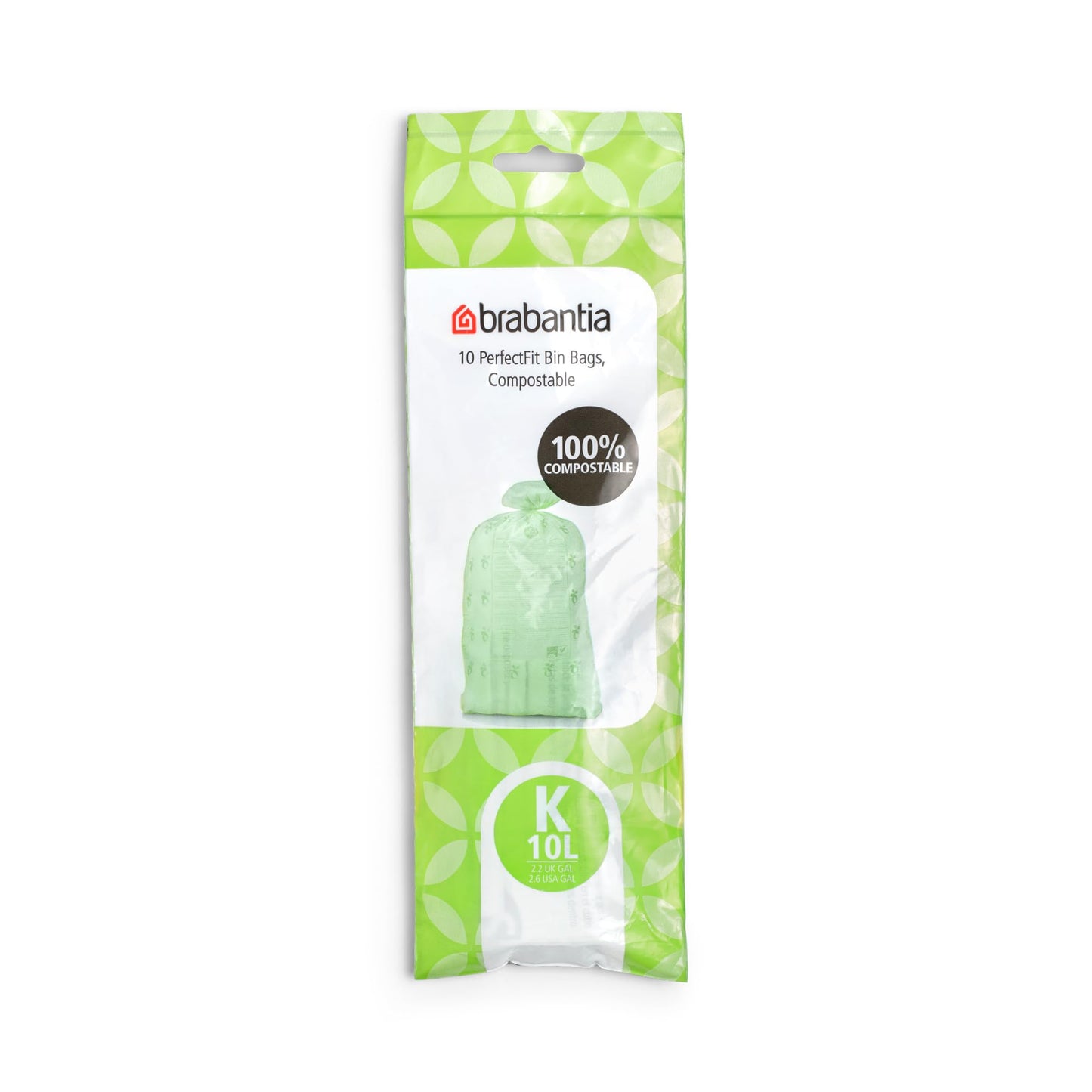 Brabantia 364983 Müllbeutel 10 l, 10 Stück pro Rolle
