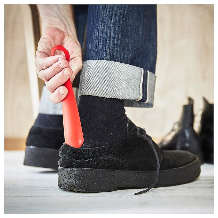 Ikea SNOSKYFFEL Schuhlöffel, hellrot, 18 cm