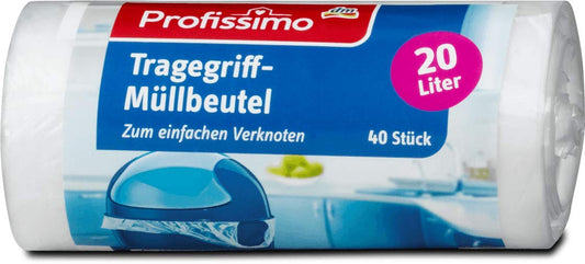 Profissimo Tragegriff-Müllbeutel 20l, 40 St