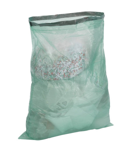 300 Stück Müllbeutel mit Tragegriff | 25 Liter | 30 Beutel pro Rolle | Reißfest & flüssigkeitsdicht | Produkt & Verpackung recyclebar