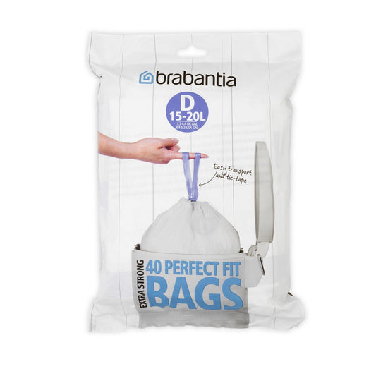 Brabantia PerfectFit Müllbeutel, Weiß