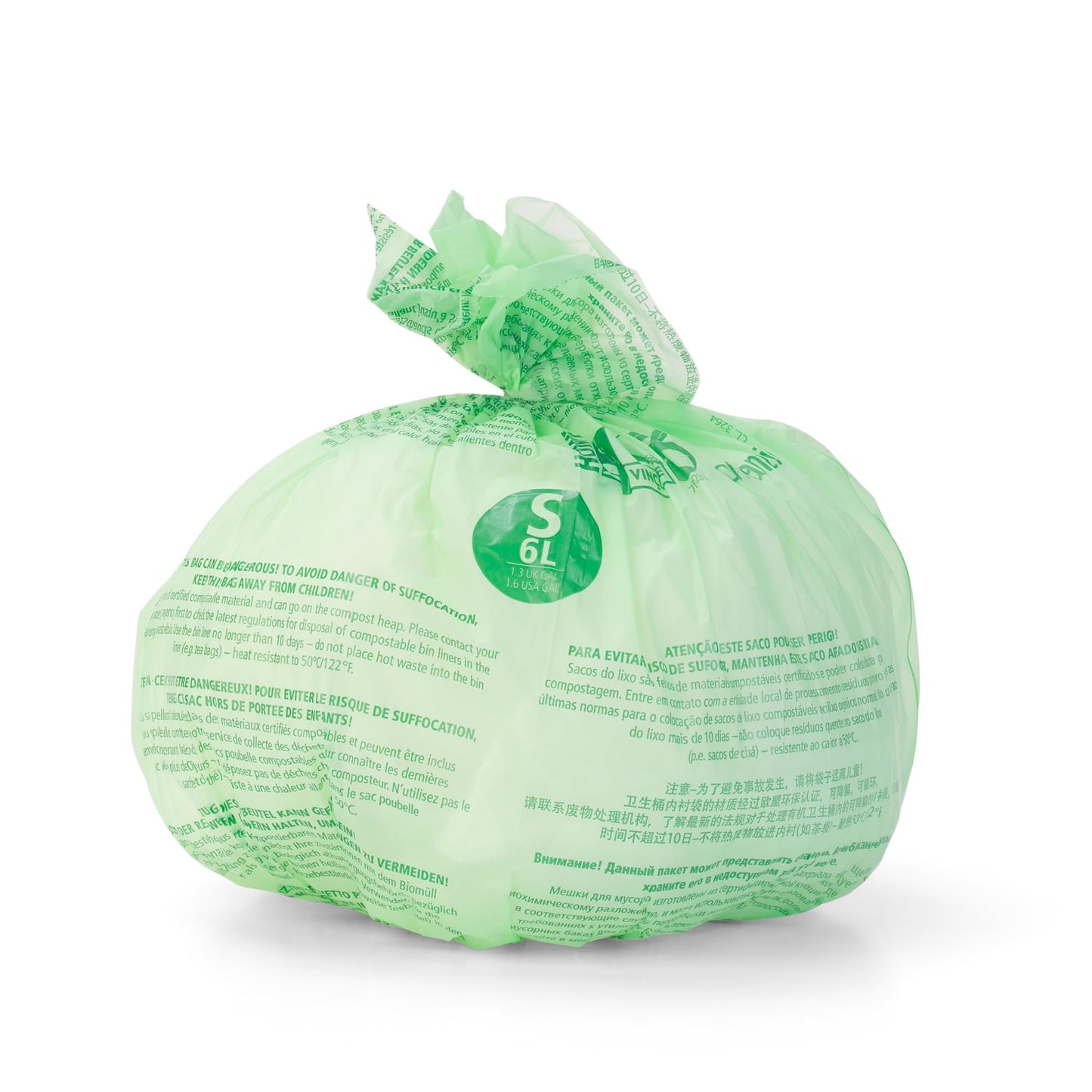 Brabantia, Weiß, 10-12 L/Größe X Mullbeutel