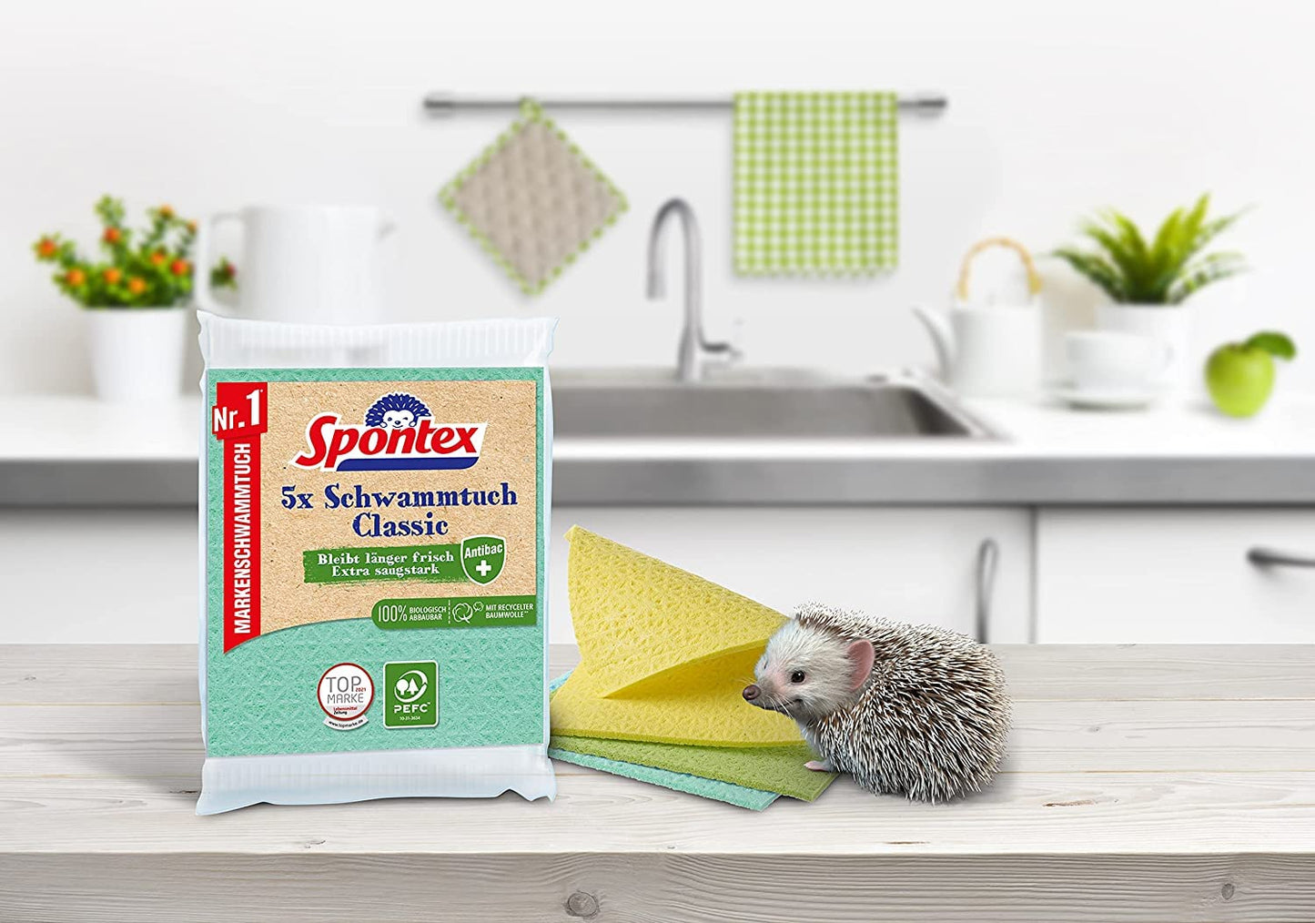 Spontex Schwammtuch Classic, 5 Stück