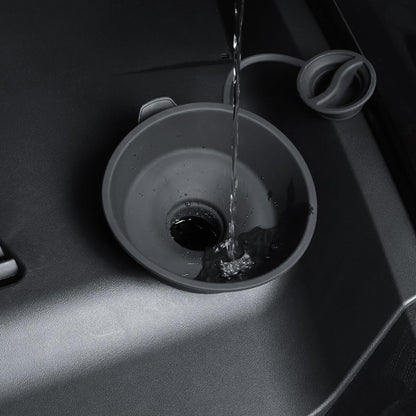 NOLOWY Automatischer Trichter für Flüssigkeiten, Flüssigkeitswechsel-Trichter, Nachfüllwerkzeug für Tesla-Modell 3/Y, gleichmäßiges Ausgießen aus ABS-Material in Wie Abgebildet