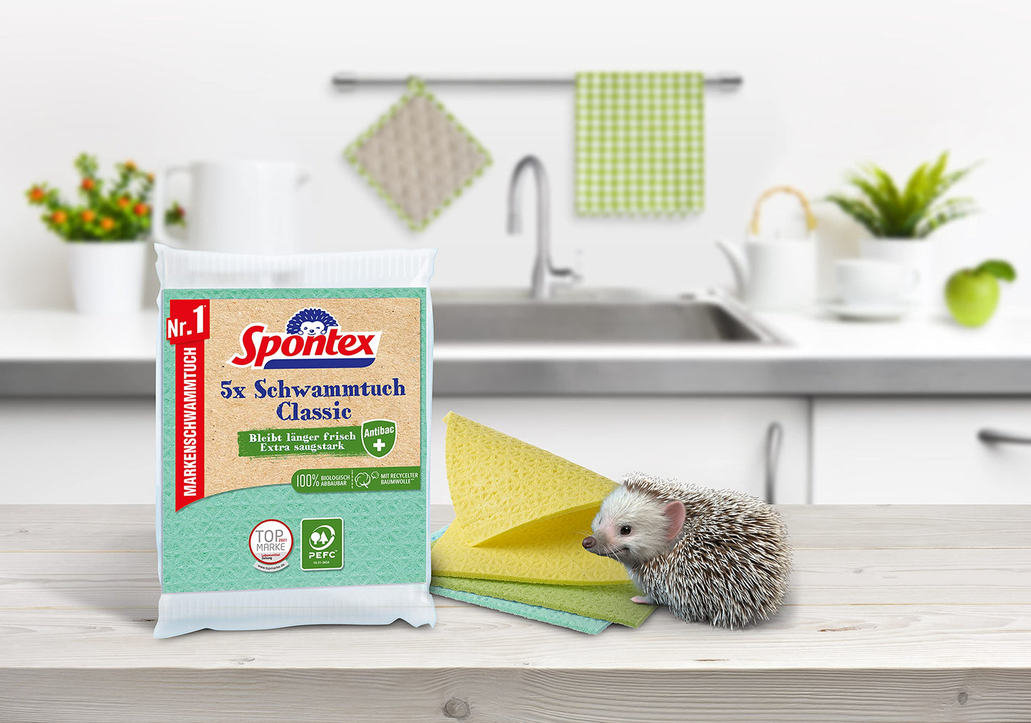 Spontex Schwammtuch Classic, 5 Stück