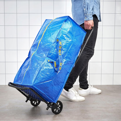 Ikea Frakta Storage Bag,Extra Large Blue (2 Pack)