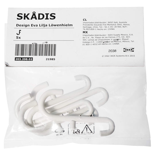 Skadis Haken, weiß