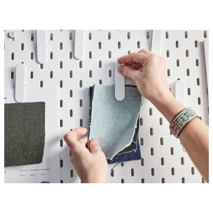 Ikea SKÅDIS Clip, Weiß - Metall, Stahl - Haken