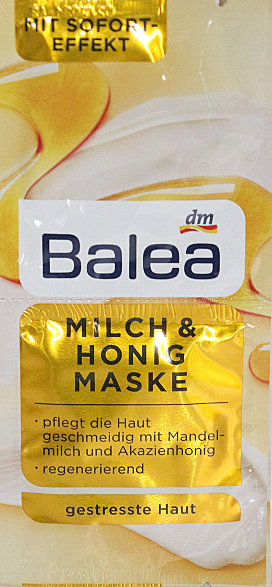 Balea Milch & Honig Maske 10er Packung für 20 Anwendungen