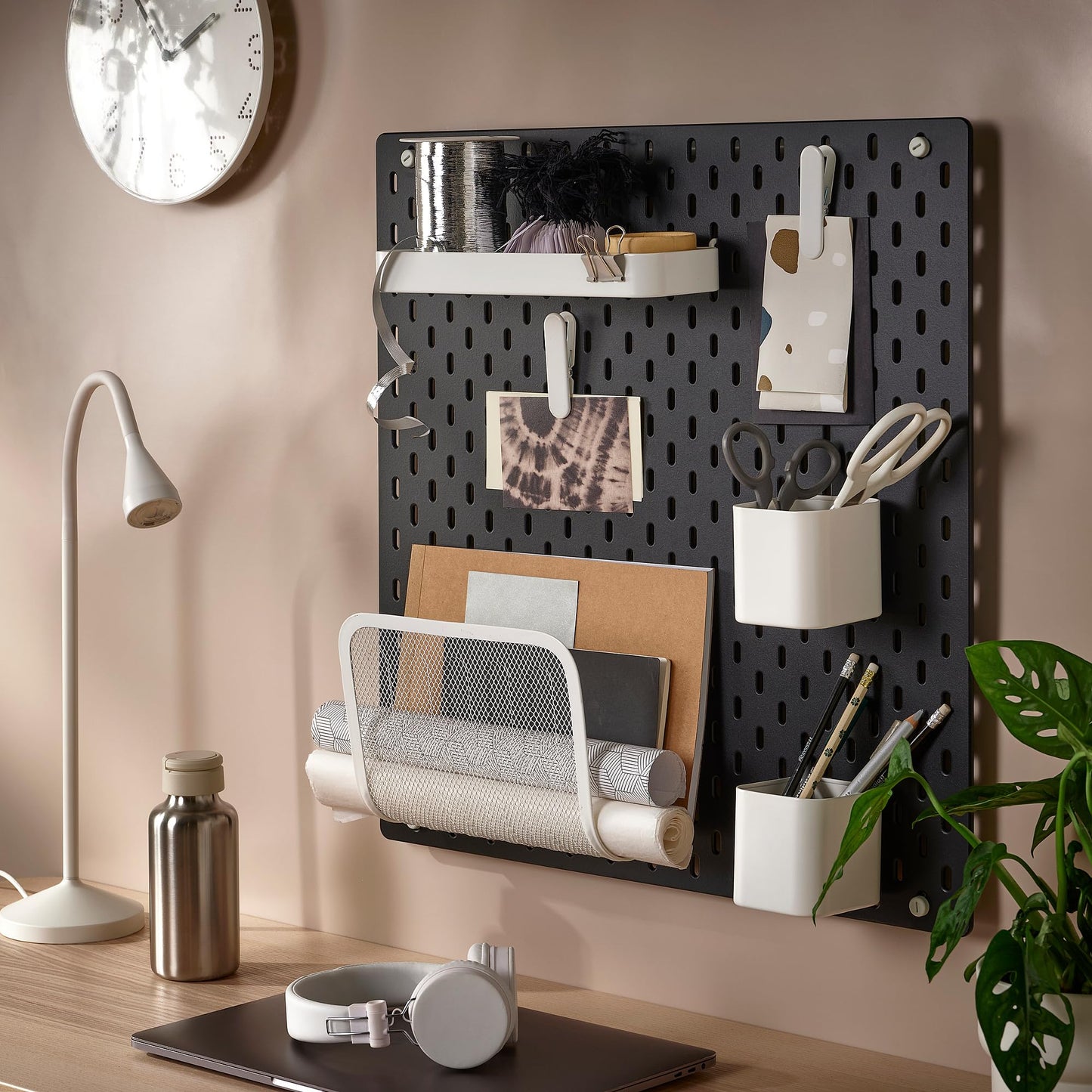 SKÅDIS Stecktafel, 56x56cm, schwarz