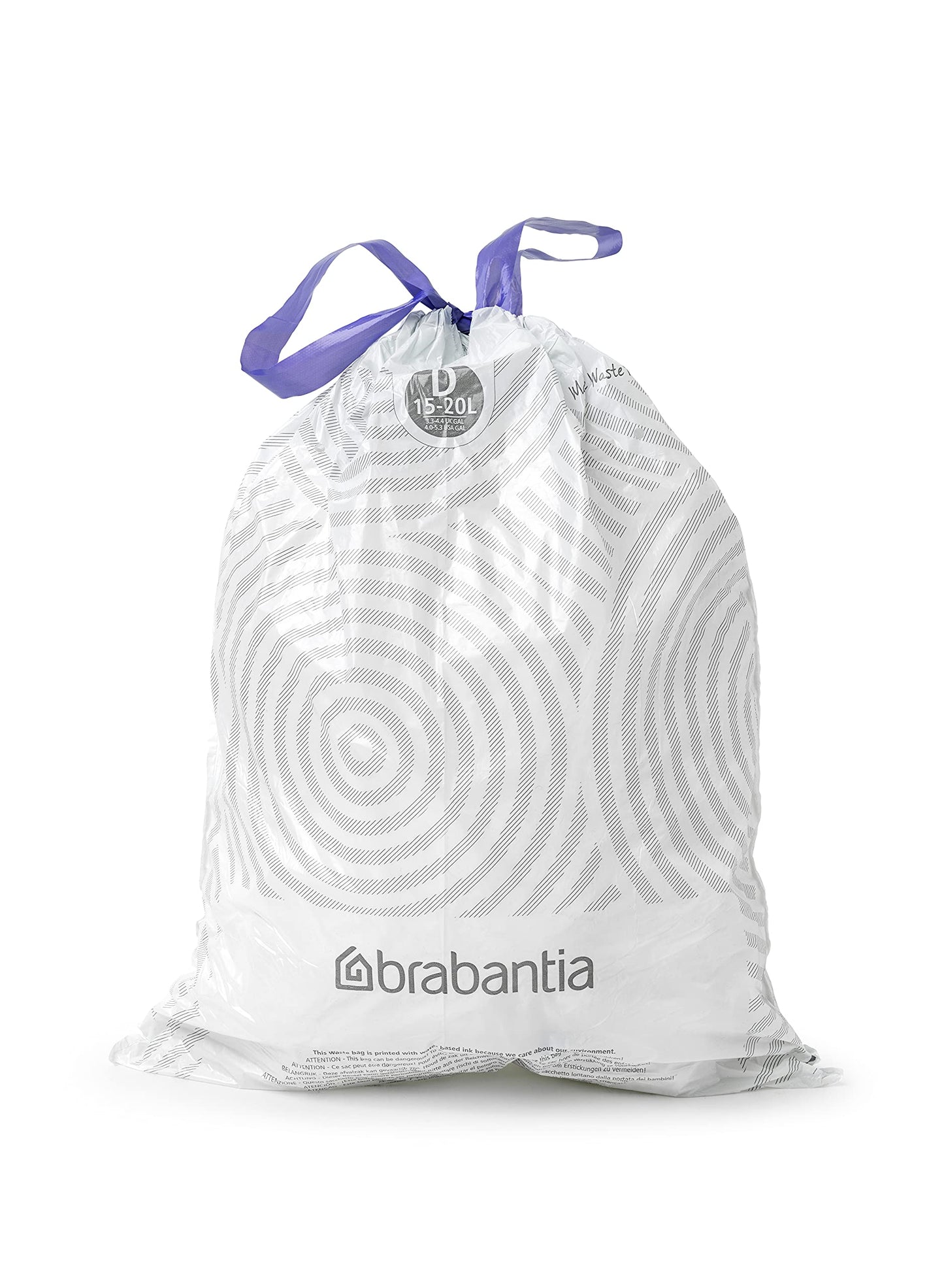 Brabantia, Weiß, 10-12 L/Größe X Mullbeutel