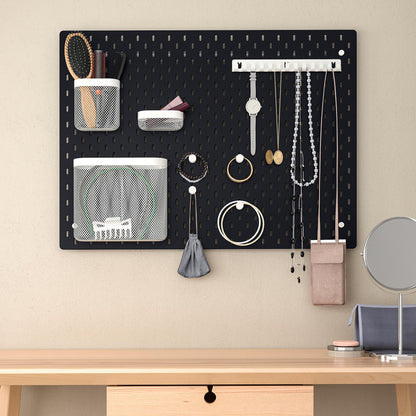 IKEA SKÅDIS Steckplatten Stecktafel, 76 x 56 cm, Schwarz
