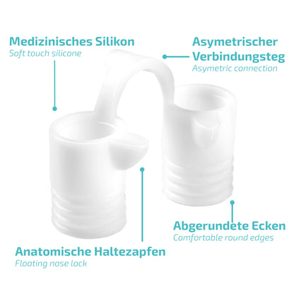 Nasivent Sport (2x M) Snow White - Nasendilatator für bessere Atmung beim Training & Sport