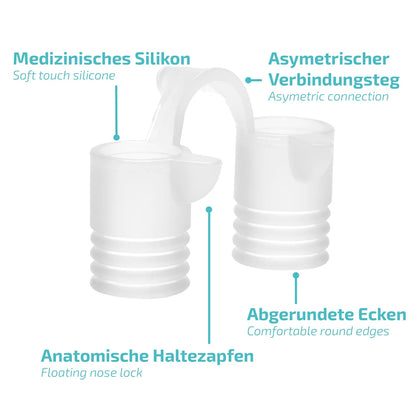 Nasivent Tube Plus® (2x L – 13 mm) Nasal Dilator for Improved Nasal Breathing & Against Snoring


