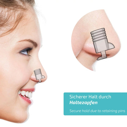 Nasivent Tube Plus® (2x L – 13 mm) Nasal Dilator for Improved Nasal Breathing & Against Snoring


