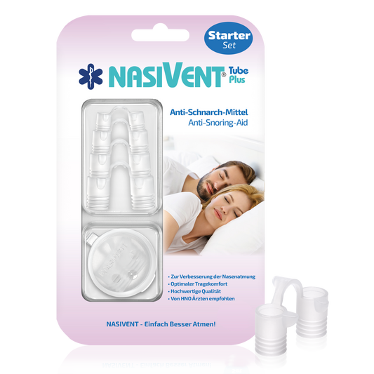 Nasivent Tube Plus® Starter Set – For Improved Nasal Breathing & Against Snoring
